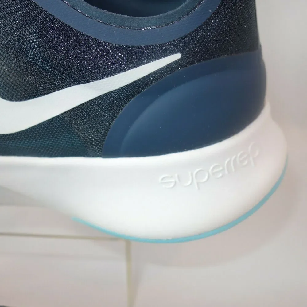 New Men's 10 Nike SuperRep Go Deep Ocean Blue Platinum White Shoes CJ0773-440